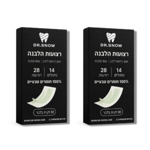 רצועות הלבנה טבעיות של DR.SNOW